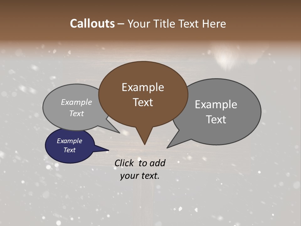 Old Santa Copy Space PowerPoint Template