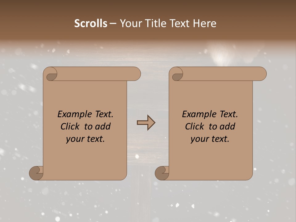 Old Santa Copy Space PowerPoint Template