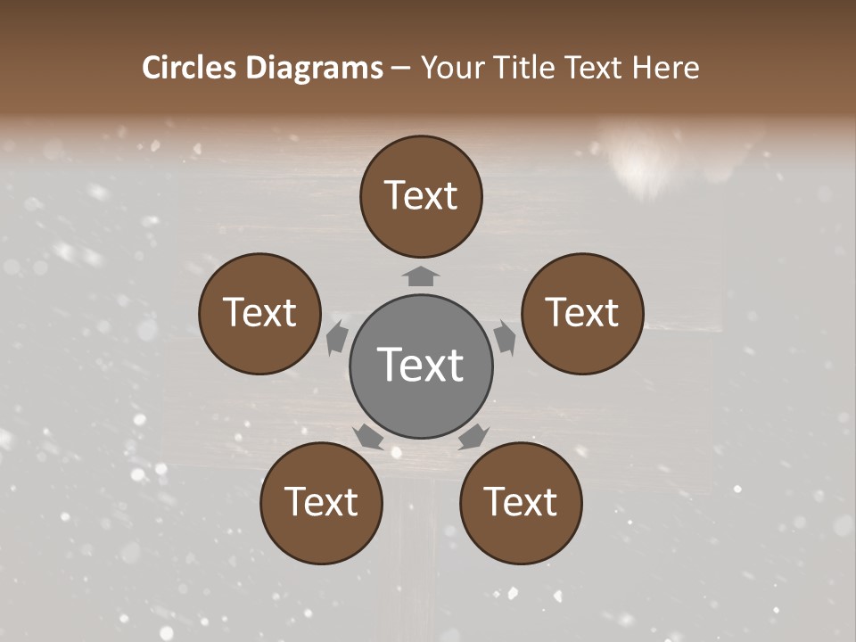 Old Santa Copy Space PowerPoint Template