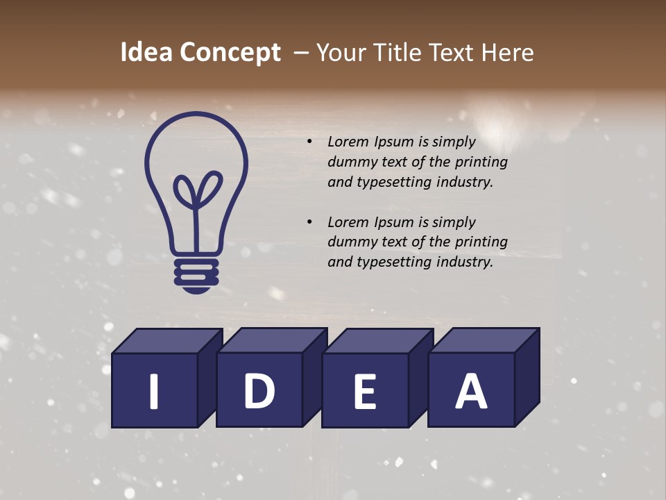 Old Santa Copy Space PowerPoint Template