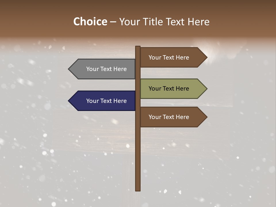 Old Santa Copy Space PowerPoint Template