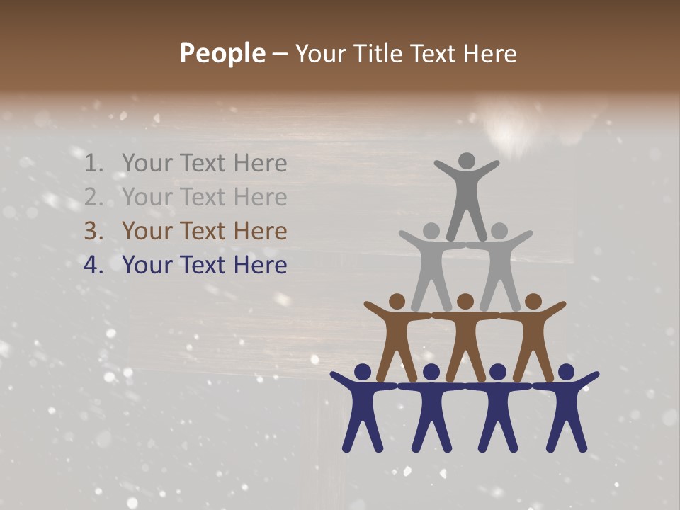 Old Santa Copy Space PowerPoint Template