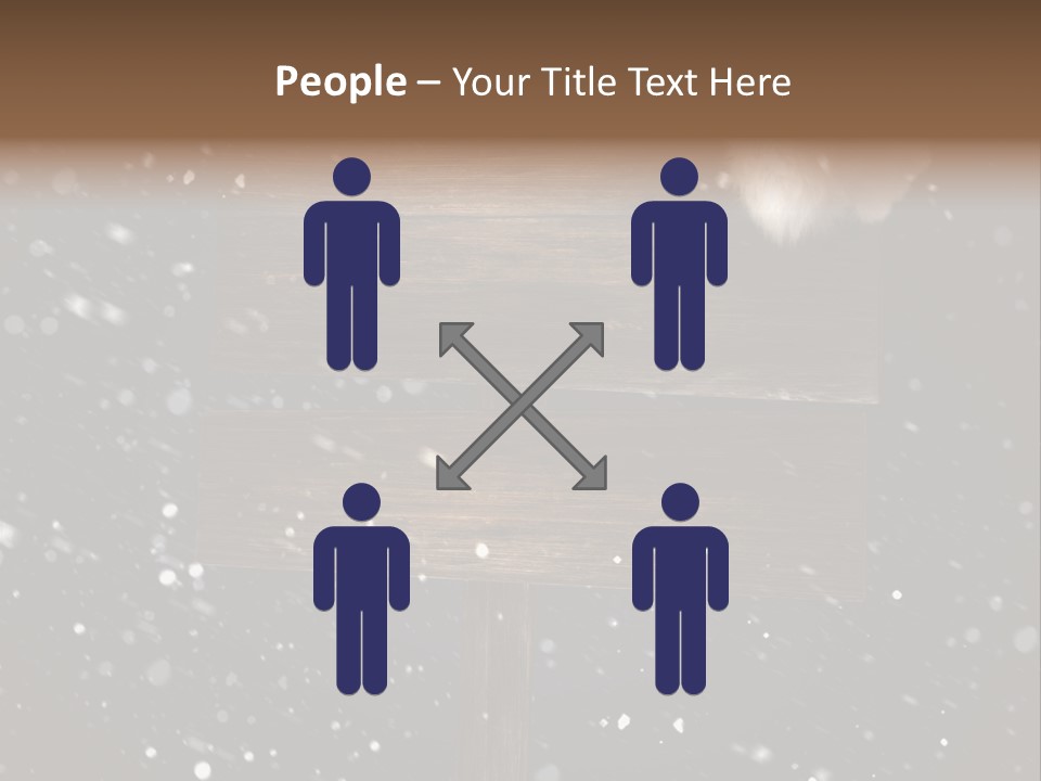 Old Santa Copy Space PowerPoint Template