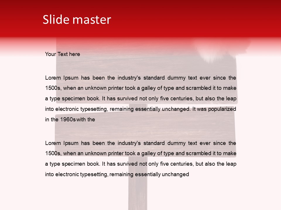 Board Vintage Old PowerPoint Template