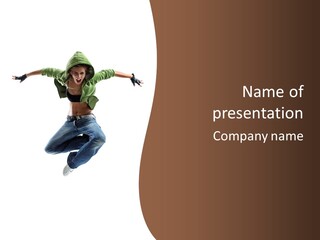 Dancer Elegance Acrobat PowerPoint Template