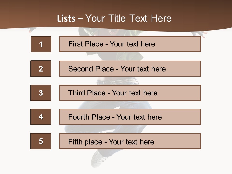 Dancer Elegance Acrobat PowerPoint Template