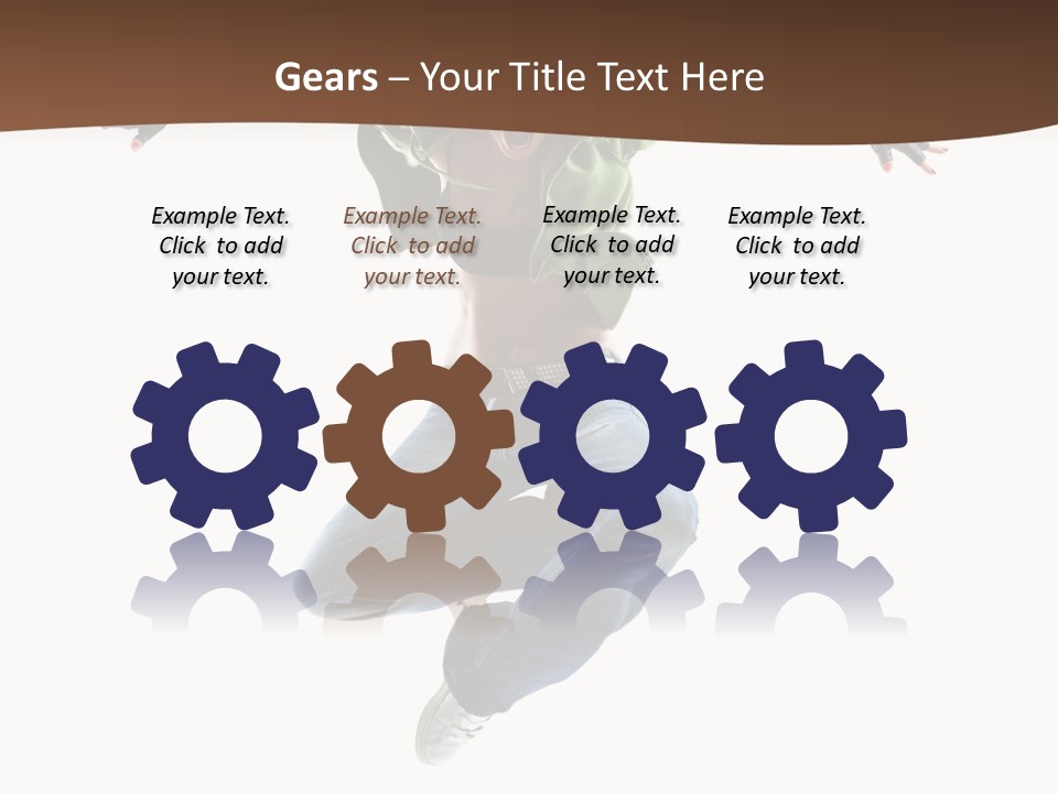 Dancer Elegance Acrobat PowerPoint Template