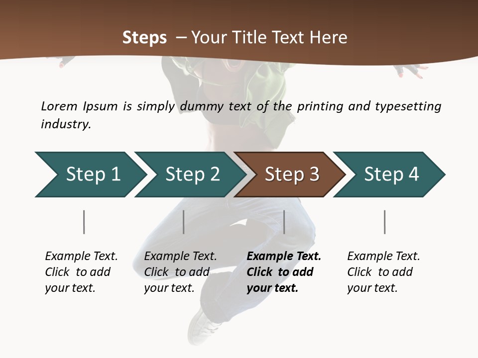 Dancer Elegance Acrobat PowerPoint Template