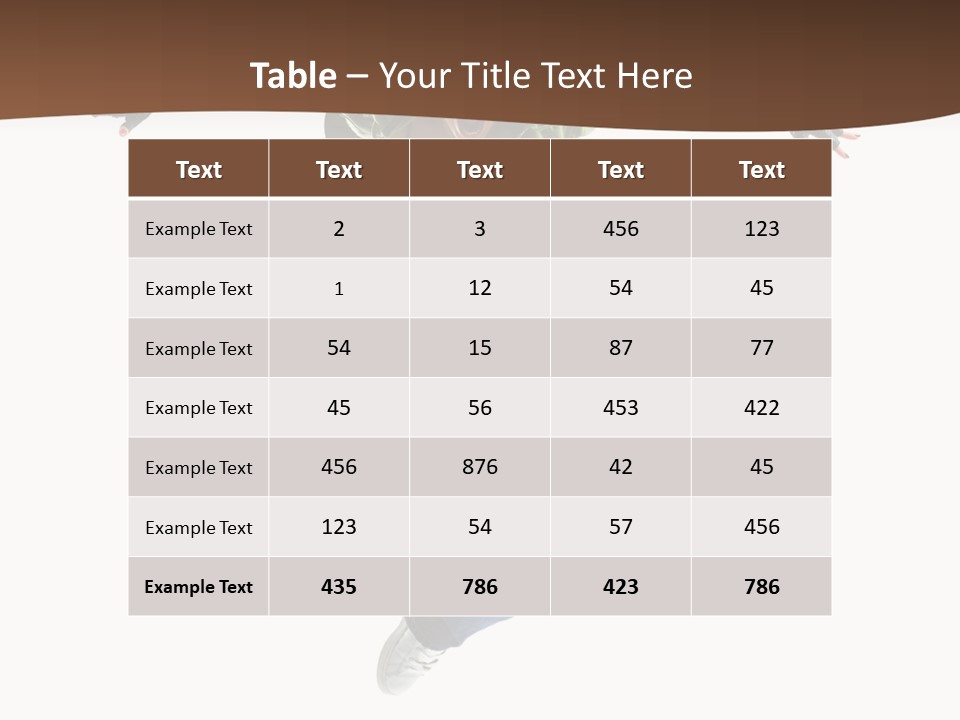 Dancer Elegance Acrobat PowerPoint Template