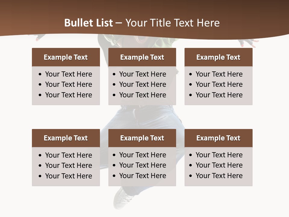 Dancer Elegance Acrobat PowerPoint Template