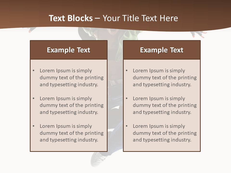 Dancer Elegance Acrobat PowerPoint Template