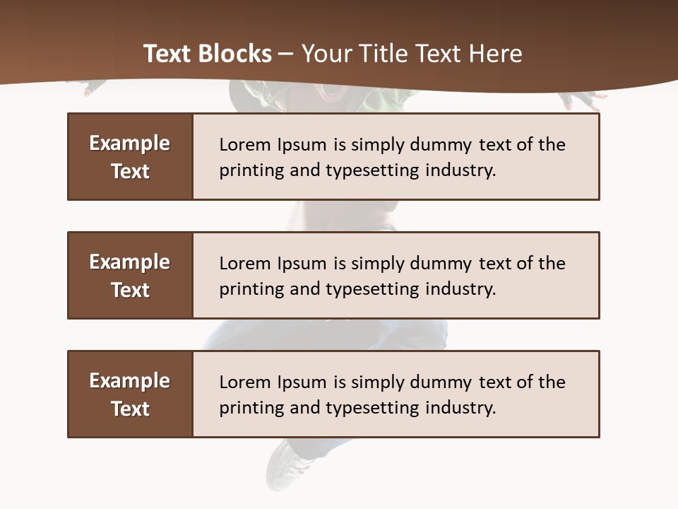 Dancer Elegance Acrobat PowerPoint Template