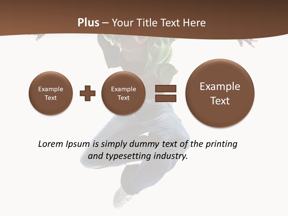Dancer Elegance Acrobat PowerPoint Template