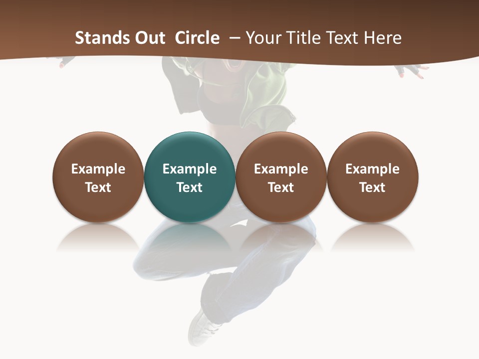 Dancer Elegance Acrobat PowerPoint Template