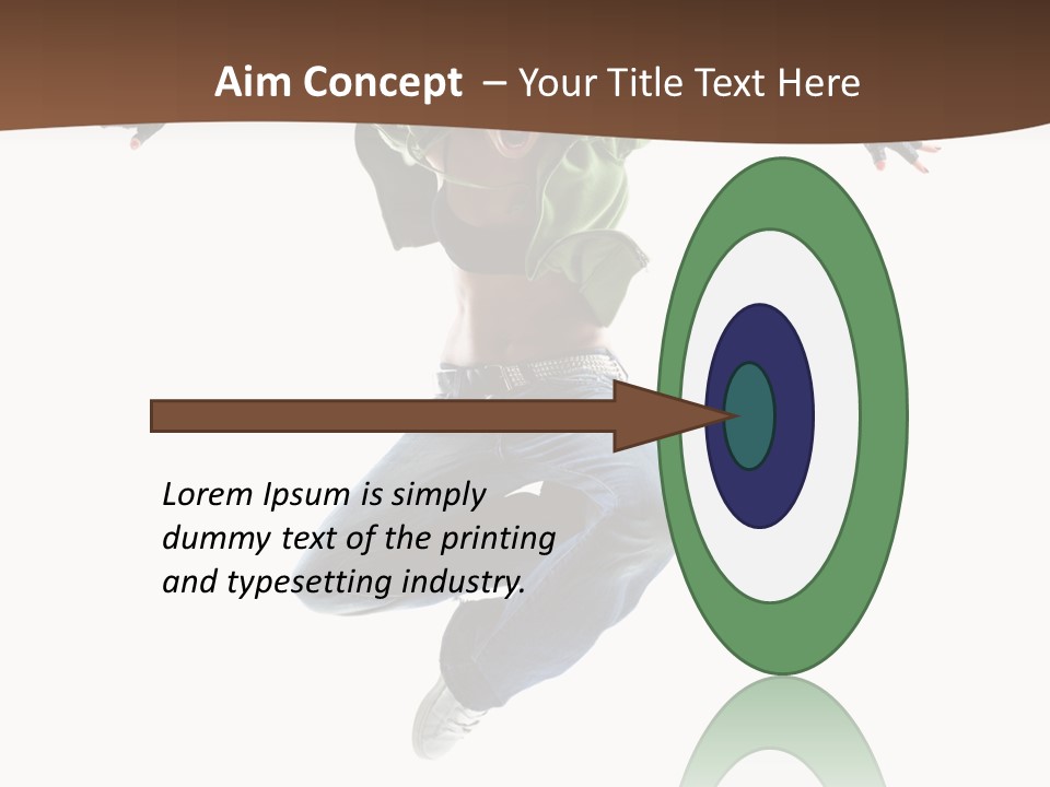 Dancer Elegance Acrobat PowerPoint Template