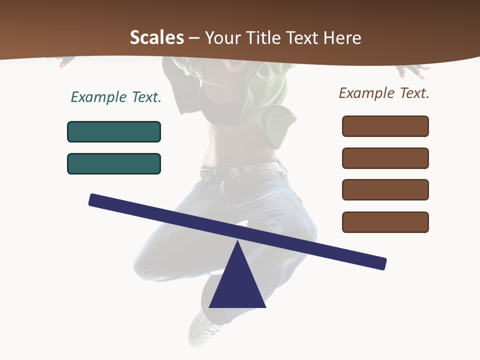 Dancer Elegance Acrobat PowerPoint Template