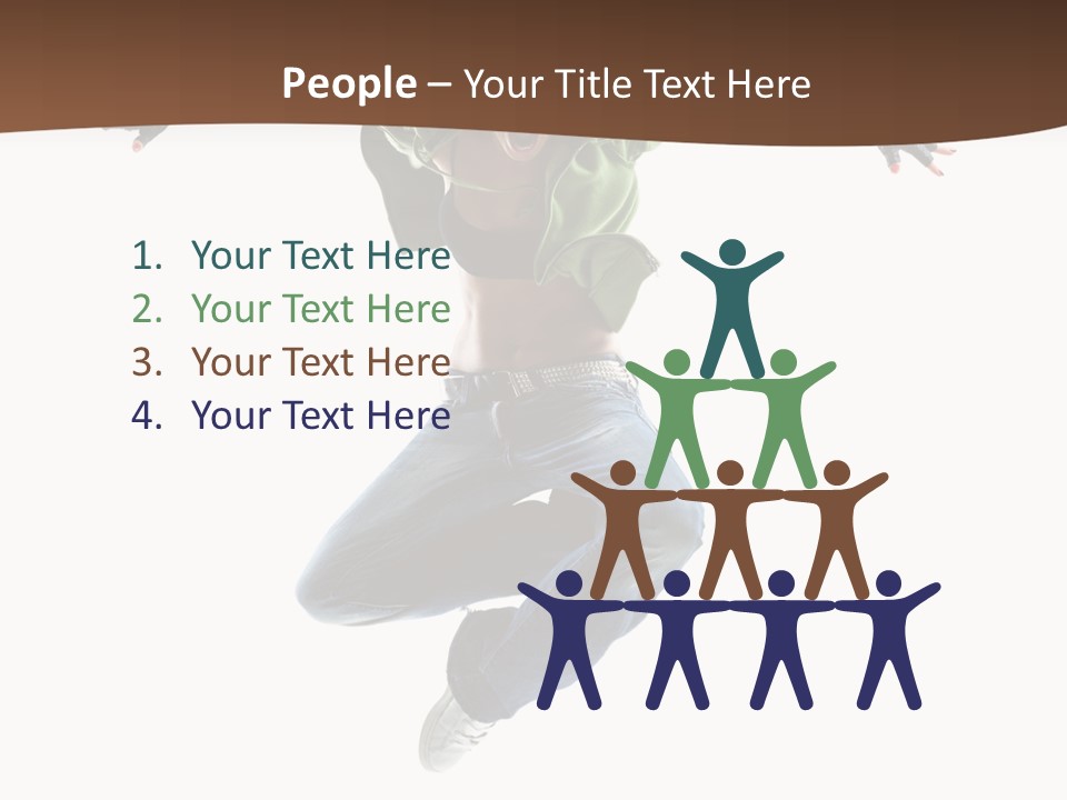 Dancer Elegance Acrobat PowerPoint Template