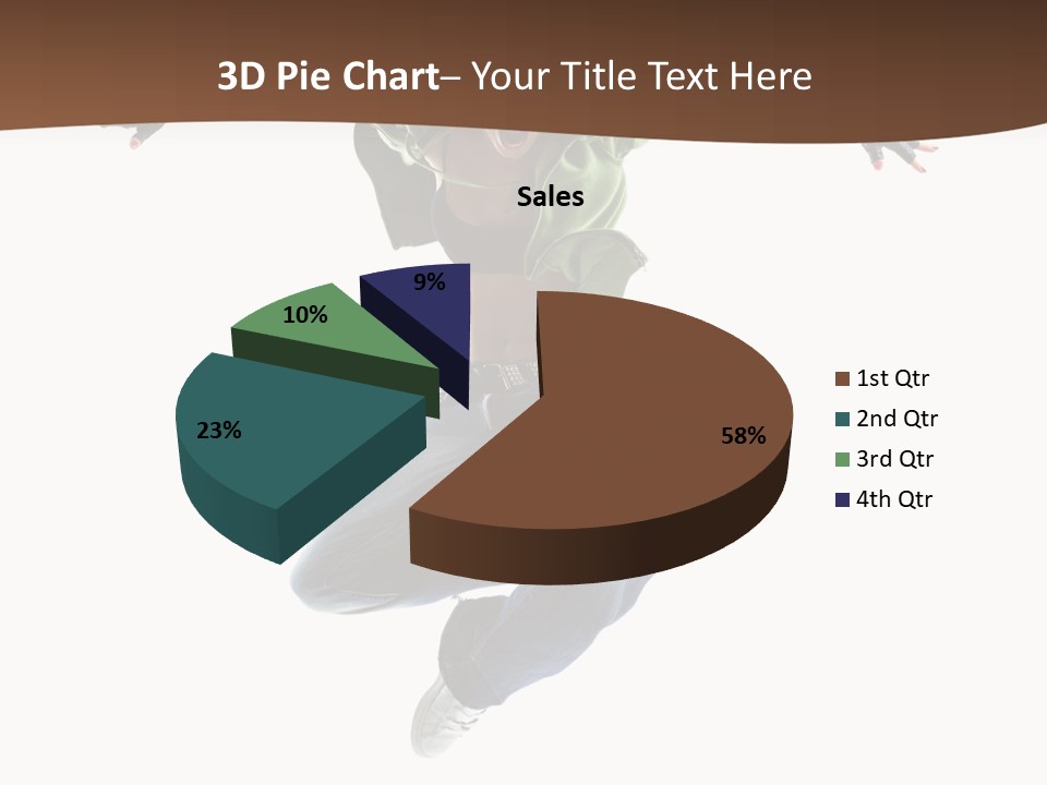Dancer Elegance Acrobat PowerPoint Template