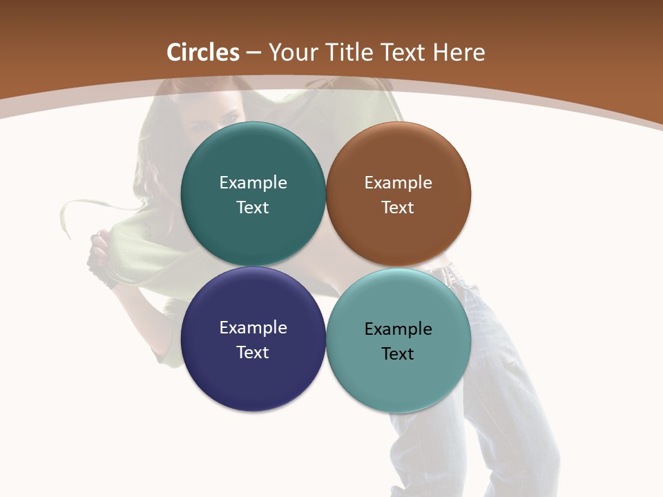 Grace Posing White PowerPoint Template