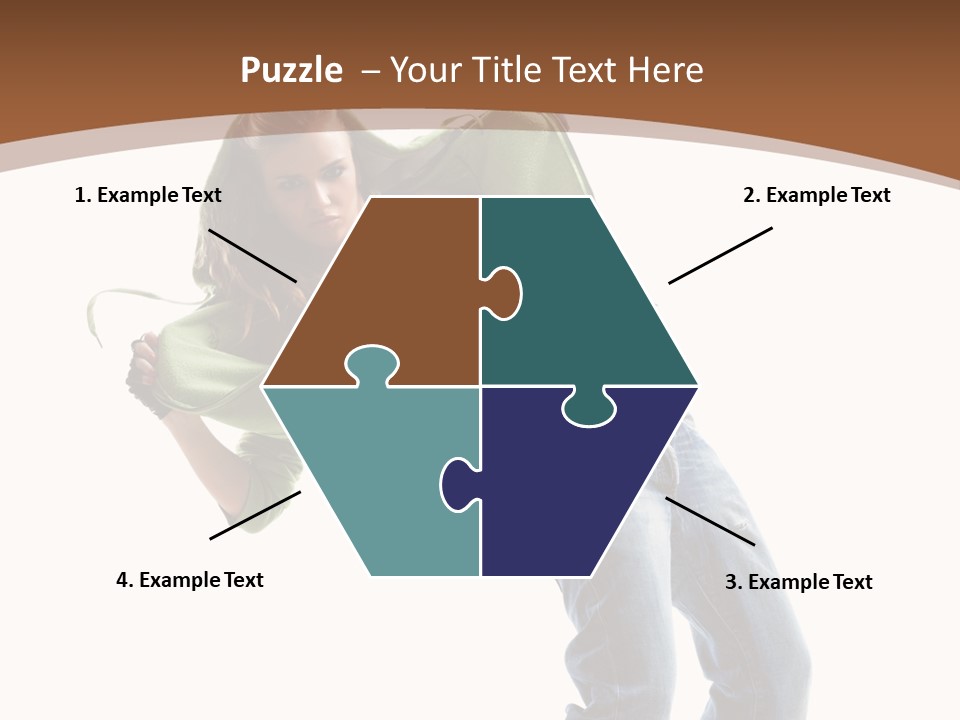 Grace Posing White PowerPoint Template