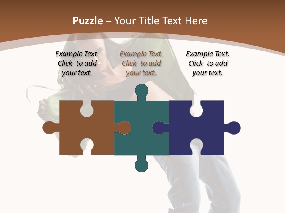 Grace Posing White PowerPoint Template