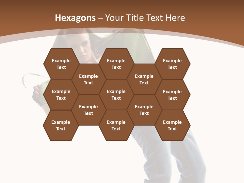 Grace Posing White PowerPoint Template