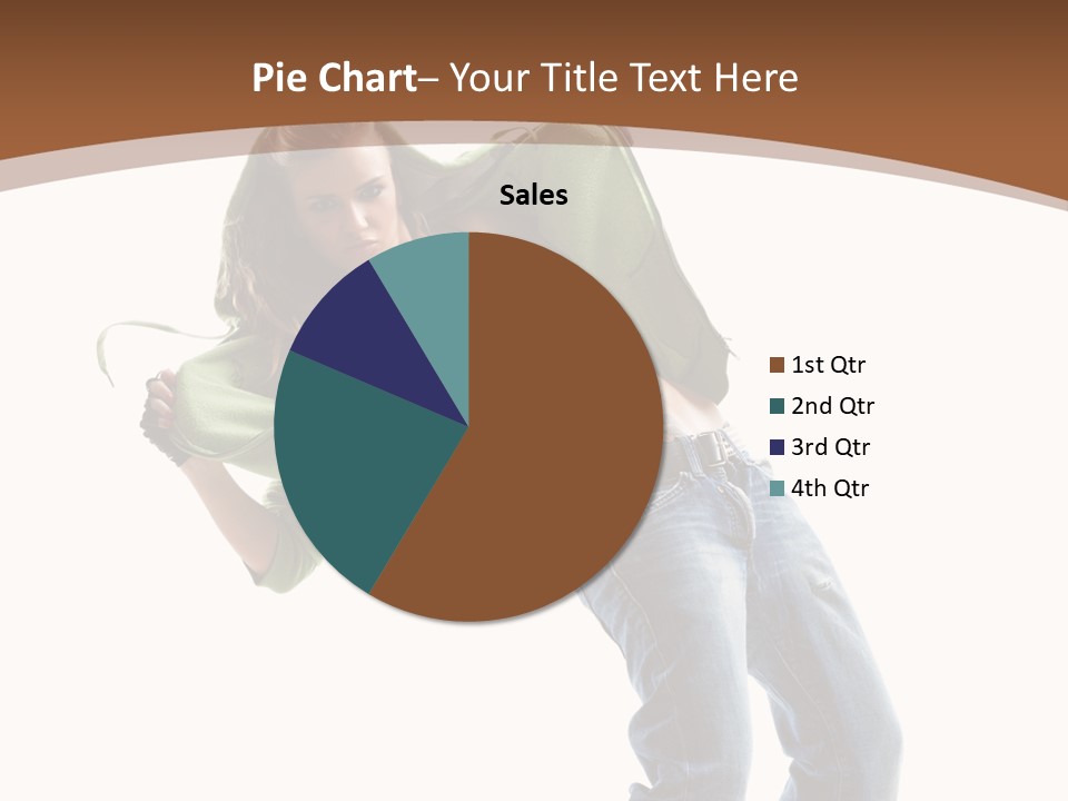 Grace Posing White PowerPoint Template