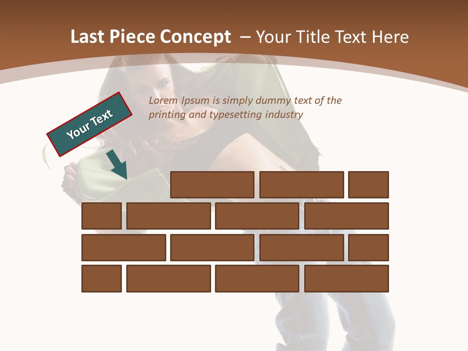 Grace Posing White PowerPoint Template