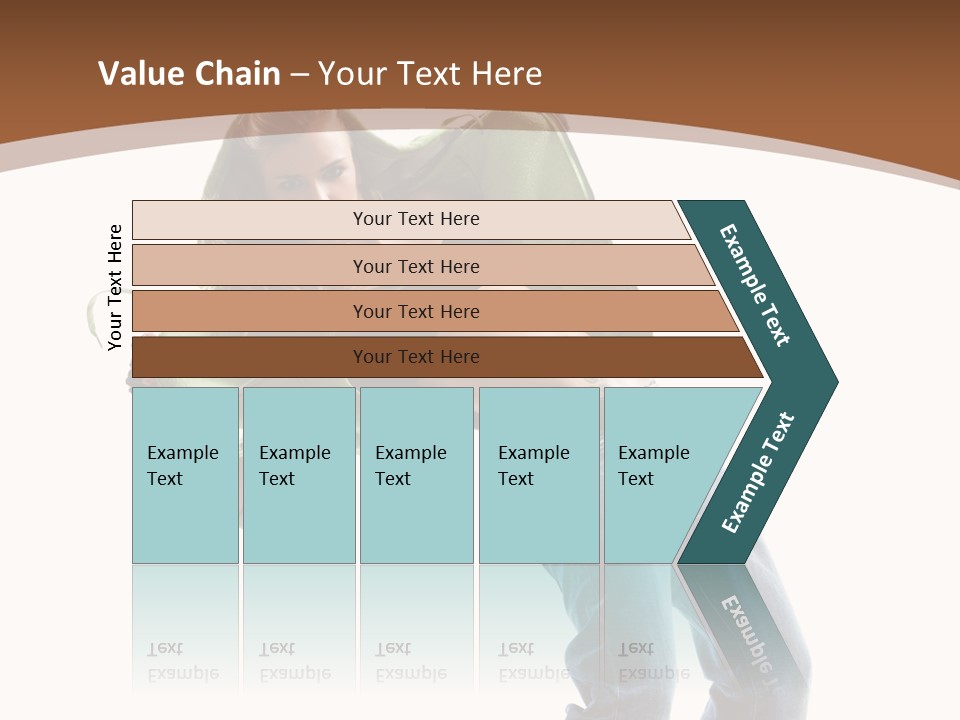 Grace Posing White PowerPoint Template