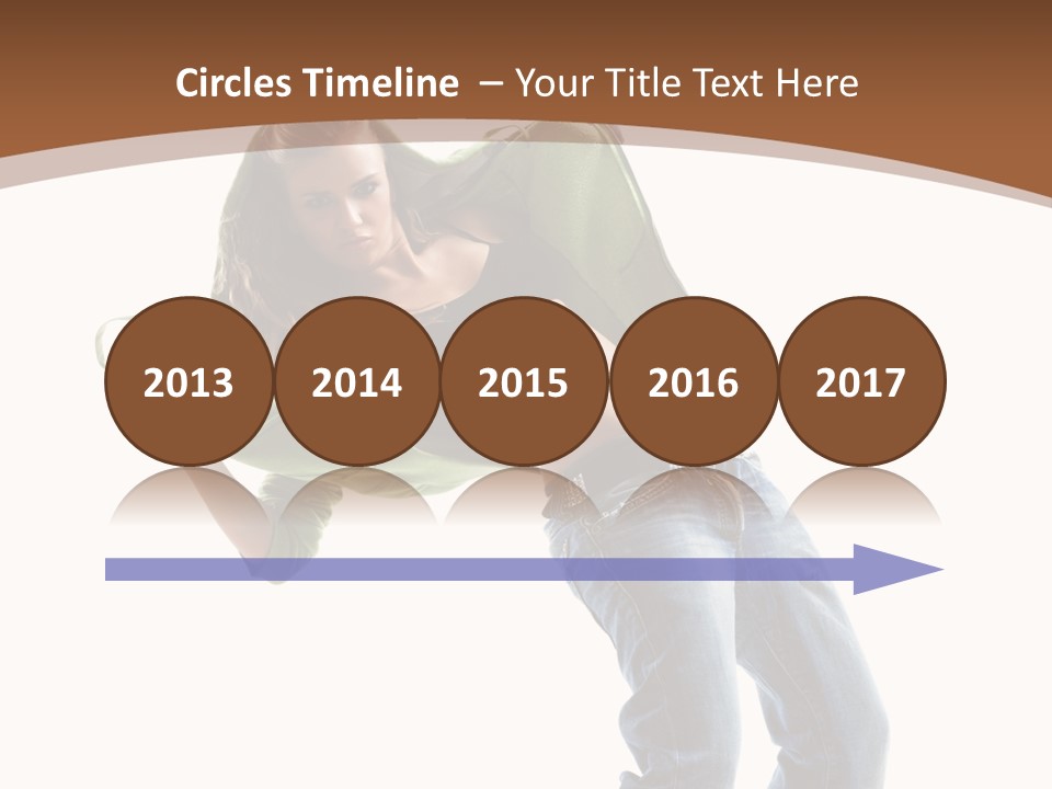 Grace Posing White PowerPoint Template