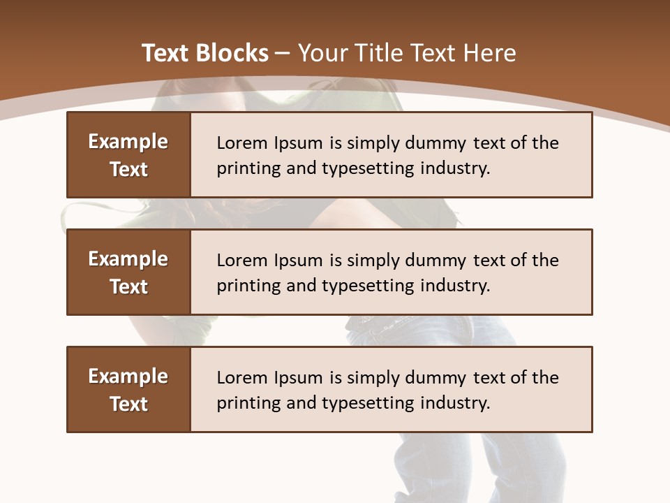Grace Posing White PowerPoint Template