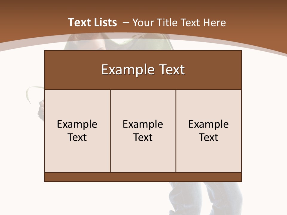 Grace Posing White PowerPoint Template