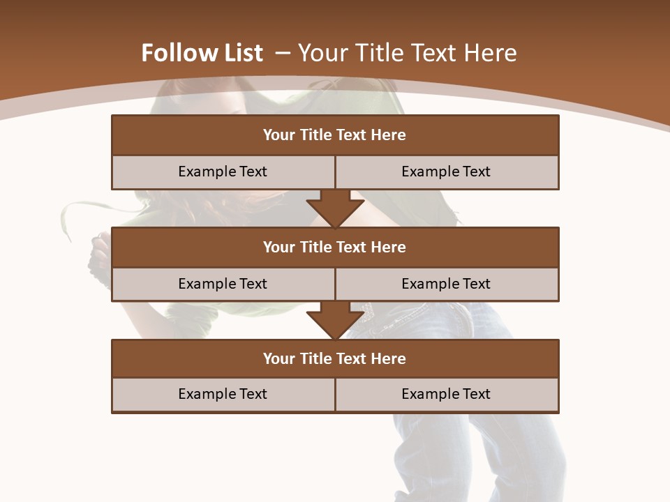Grace Posing White PowerPoint Template