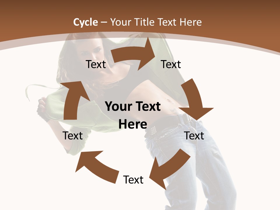 Grace Posing White PowerPoint Template