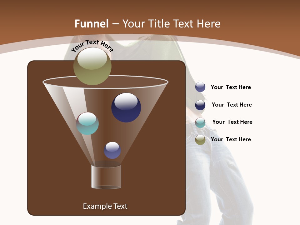 Grace Posing White PowerPoint Template