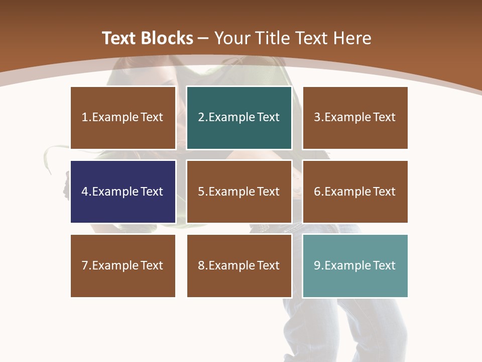 Grace Posing White PowerPoint Template