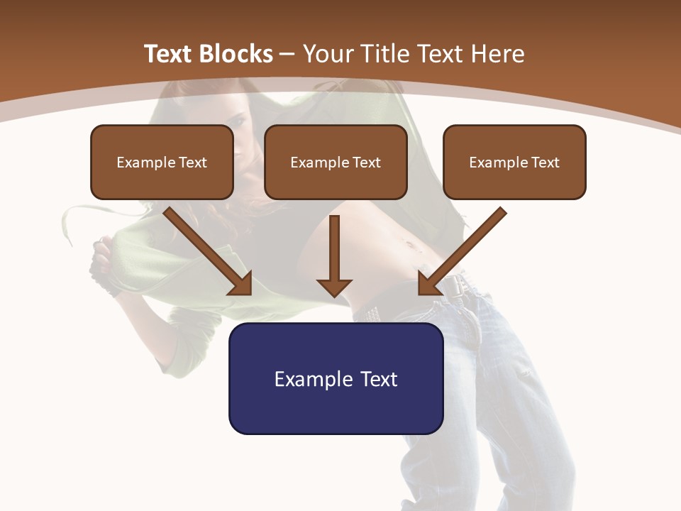 Grace Posing White PowerPoint Template