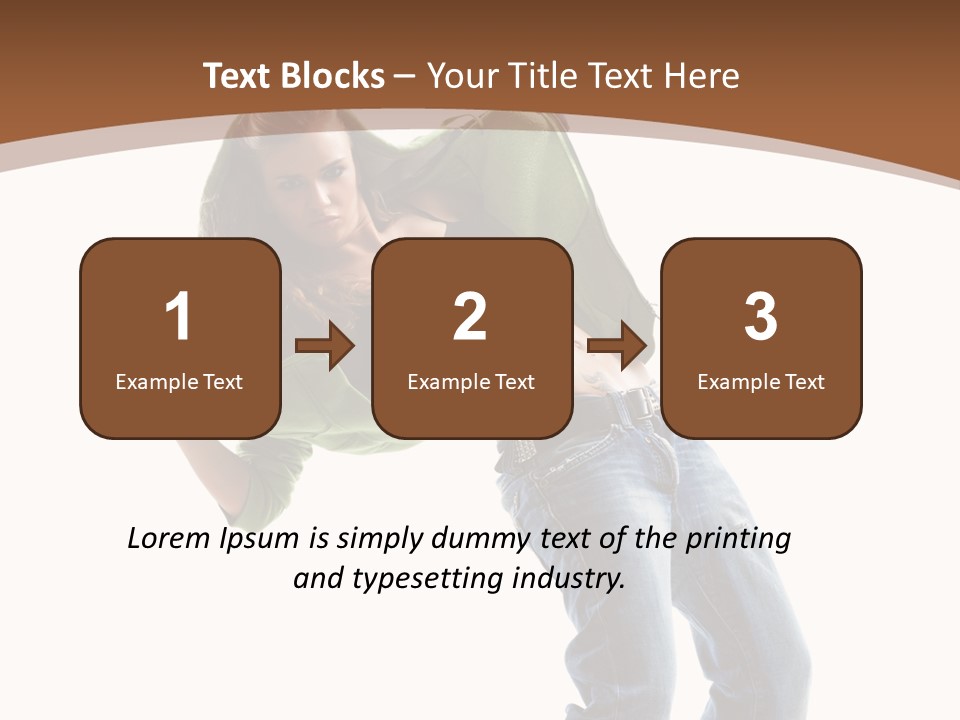 Grace Posing White PowerPoint Template