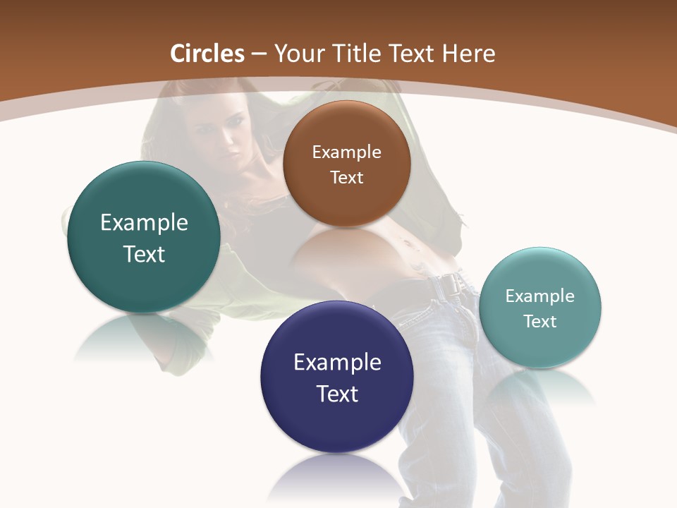 Grace Posing White PowerPoint Template