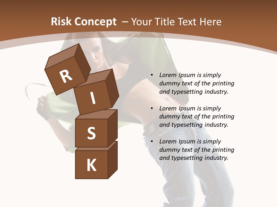 Grace Posing White PowerPoint Template