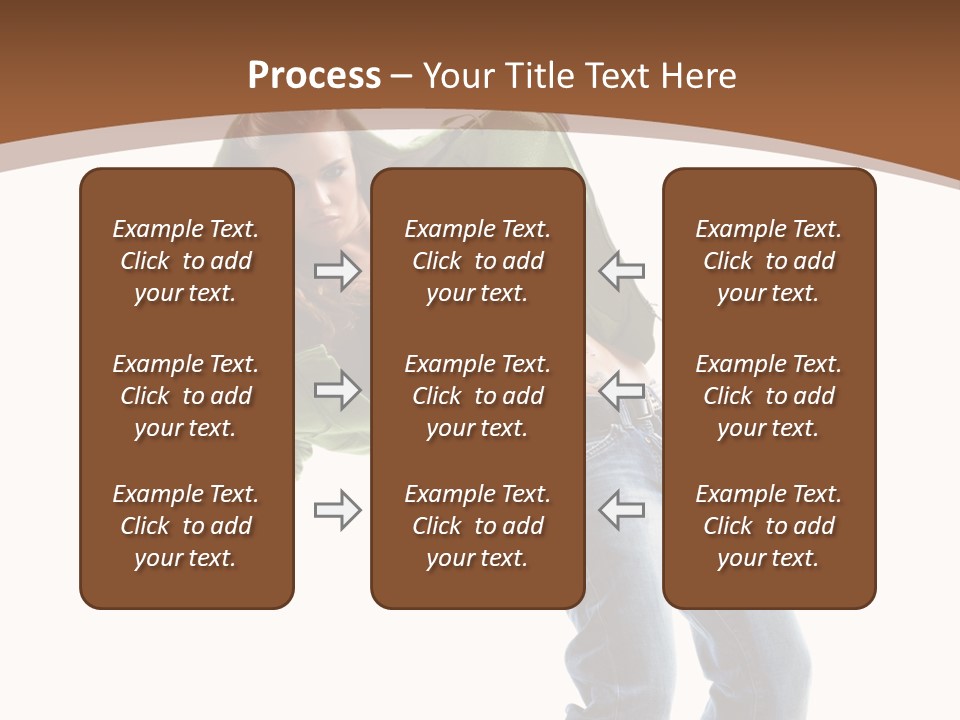 Grace Posing White PowerPoint Template