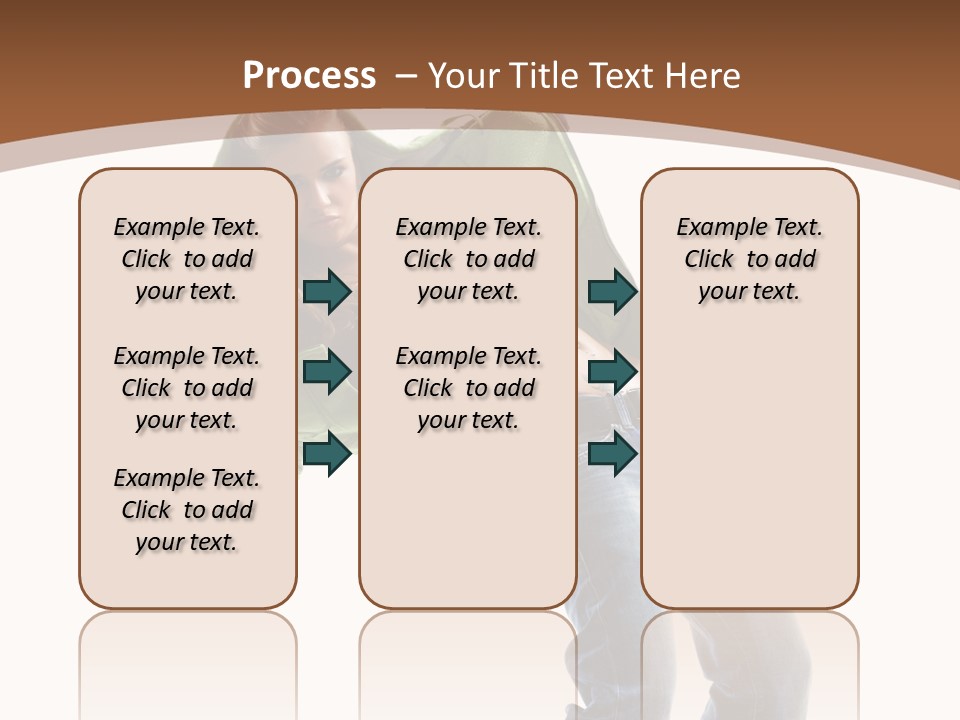Grace Posing White PowerPoint Template
