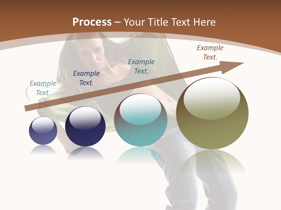 Grace Posing White PowerPoint Template