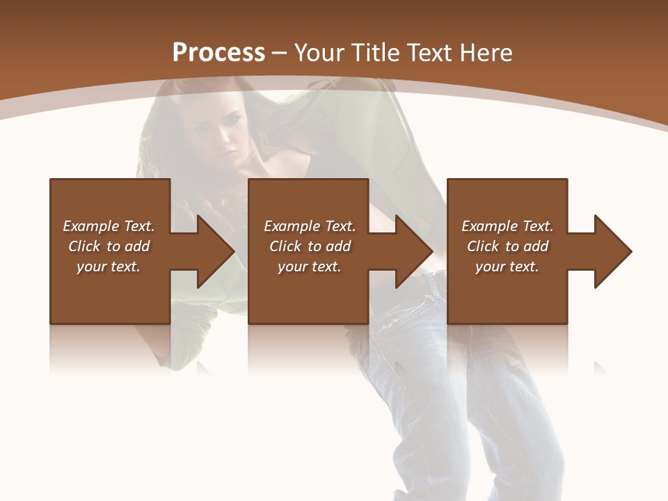 Grace Posing White PowerPoint Template