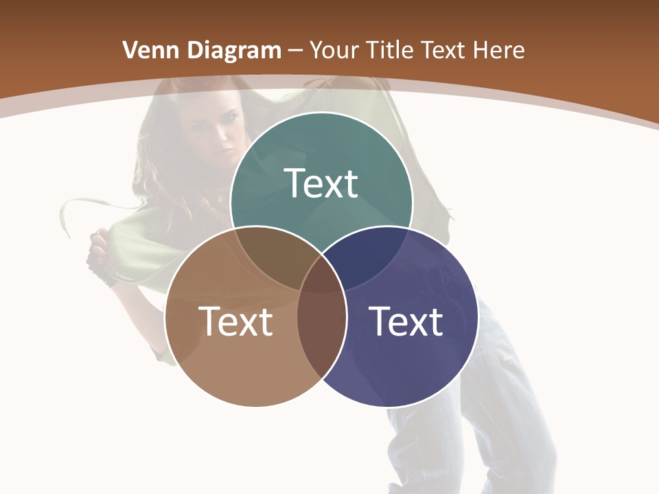 Grace Posing White PowerPoint Template