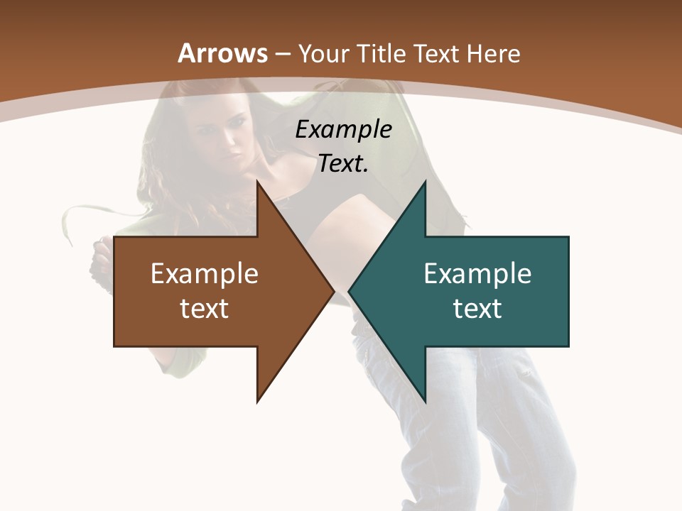 Grace Posing White PowerPoint Template