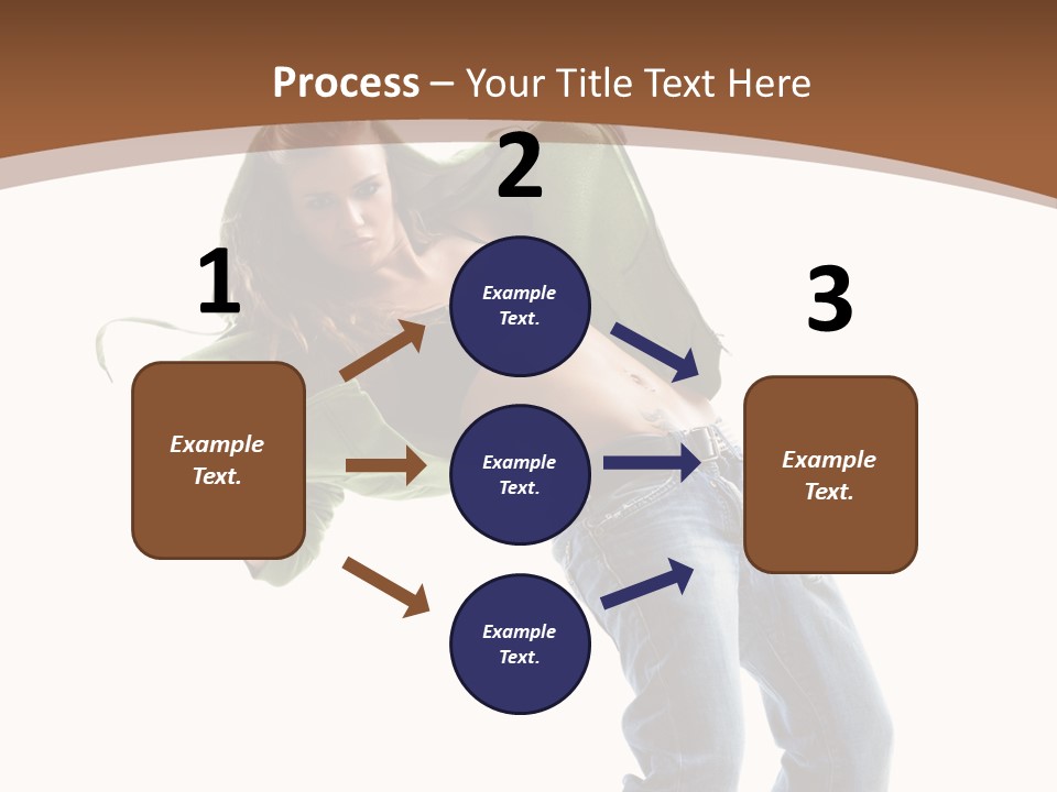 Grace Posing White PowerPoint Template