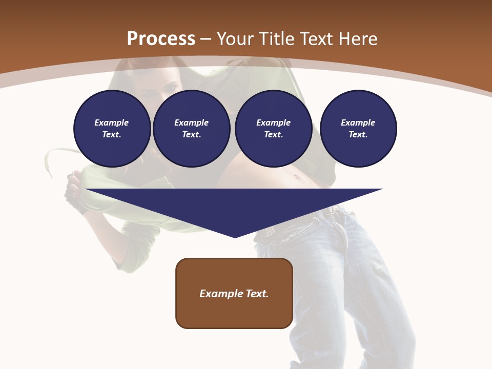 Grace Posing White PowerPoint Template