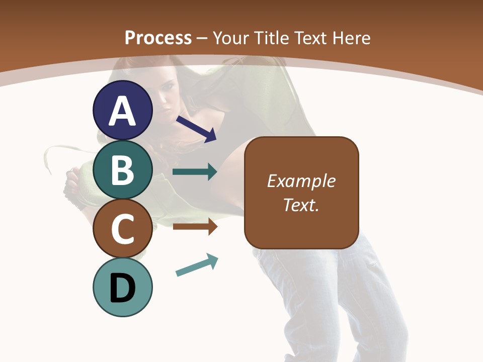 Grace Posing White PowerPoint Template