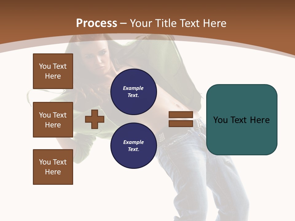 Grace Posing White PowerPoint Template